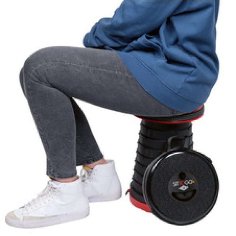 WEDO Tabouret télescopique SITTOGO NXT, en plastique, rouge