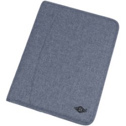 WEDO Serviette classeur "DENIM", A4, en polyester, bleu mêlé