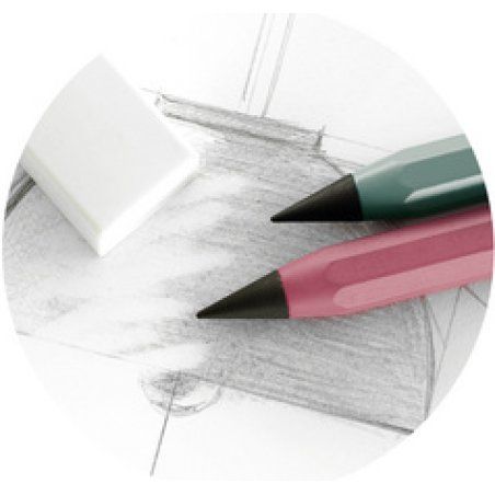 APLI Crayon de papier éternel Infinity, bleu