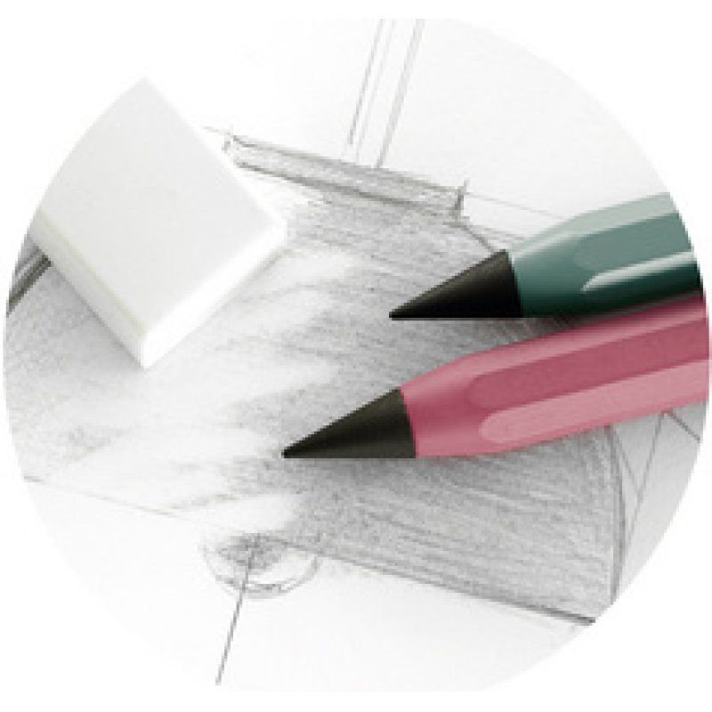 APLI Crayon de papier éternel Infinity, vert