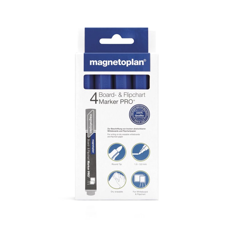 Magnetoplan 1228103 marker 4 pc(s) Black