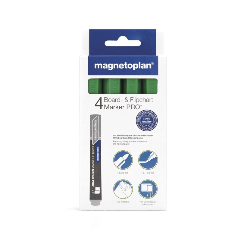 Magnetoplan 1228105 marker 4 pc(s) Green