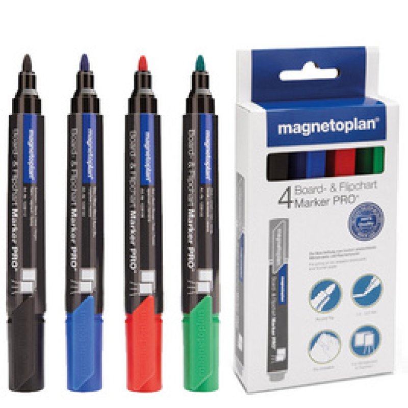 magnetoplan Marqueur pour tableau blanc et chevalet PRO 