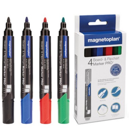 magnetoplan Marqueur pour tableau blanc et chevalet PRO 
