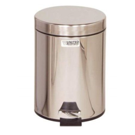 Rubbermaid FGMST15SSPL trash can 5.6 L Round Silver