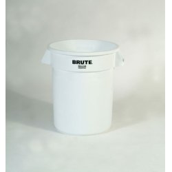 Rubbermaid Collecteur BRUTE 75,7 litres, en PP, blanc
