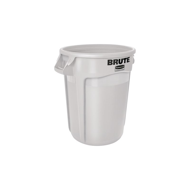 Rubbermaid Collecteur BRUTE 121,1 litres, en PP, blanc