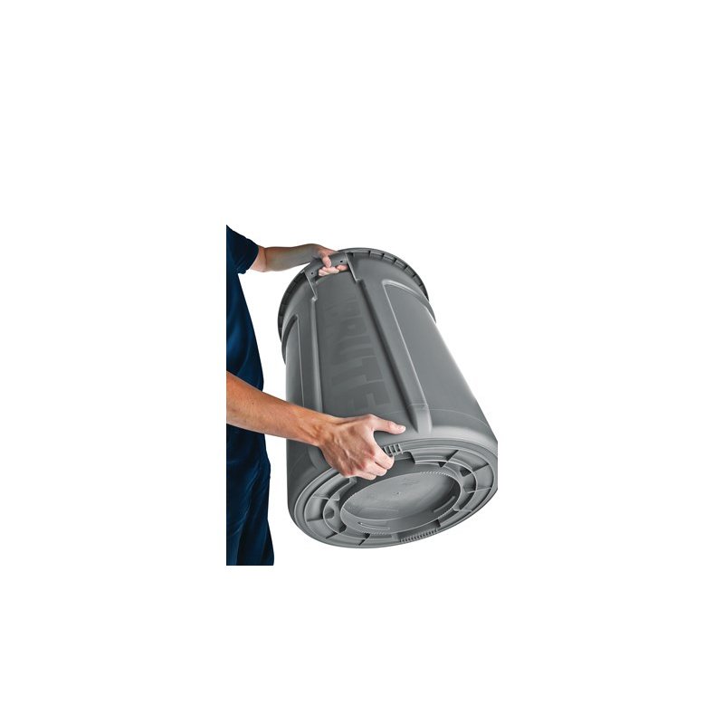 Rubbermaid Collecteur BRUTE 121,1 litres, en PP, blanc