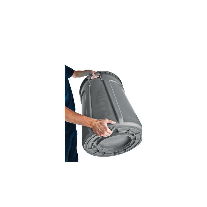 Rubbermaid VENTED BRUTE 32 GAL WHITE