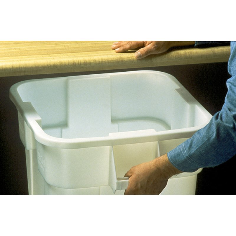 Rubbermaid Collecteur BRUTE 106 litres, carré, en PP, gris