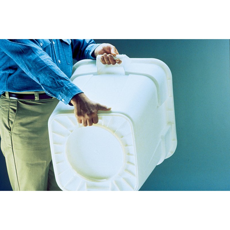 Rubbermaid Collecteur BRUTE 106 litres, carré, en PP, gris