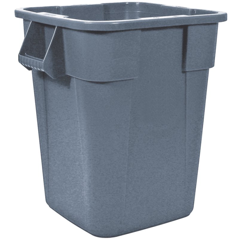 Rubbermaid Collecteur BRUTE 151,4 litres, carré, en PP, gris