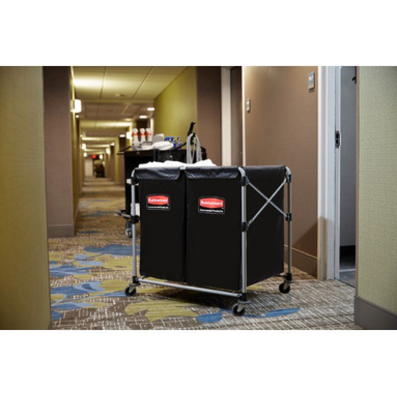 Rubbermaid Sac pour chariot pliant X-Cart, 300 litres, noir