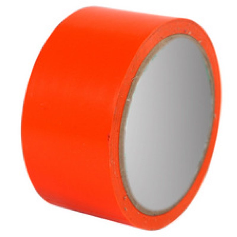 rillprint Bande de marquage au sol, 50 mm x 33 m,rouge/blanc