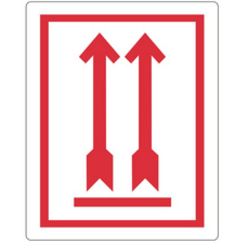 rillprint Hinweisetiketten "OBEN! NICHT STÜRZEN"