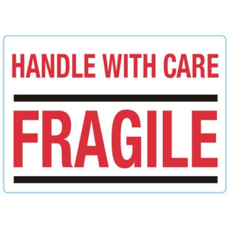 rillprint Étiquette "HANDLE WITH CARE / FRAGILE"