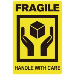 rillprint Étiquette "HANDLE WITH CARE / FRAGILE"