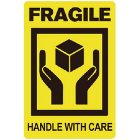 rillprint Étiquette "HANDLE WITH CARE / FRAGILE"