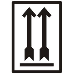 rillprint Hinweisetiketten "OBEN! NICHT STÜRZEN"