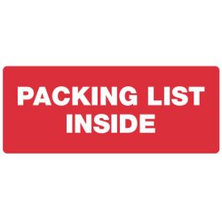 rillprint Étiquette "PACKING LIST INSIDE"