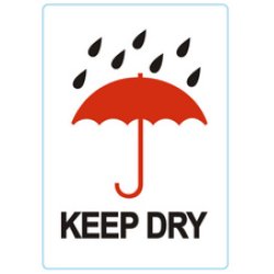 rillprint Étiquette "KEEP DRY"