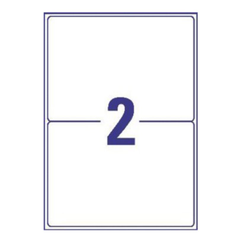 Avery L7996-25 printer label White