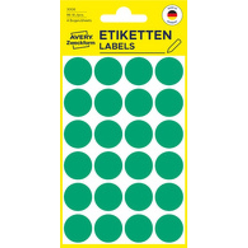 AVERY Zweckform Pastille de couleur, diamètre 8 mm