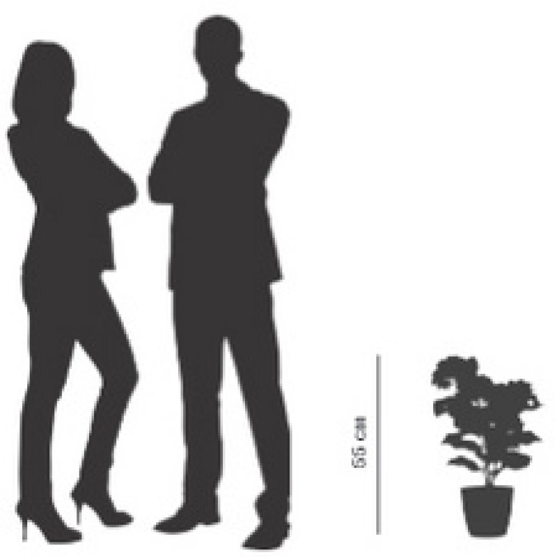 PAPERFLOW Plante artificielle "hortensia", (H)550 mm, rose