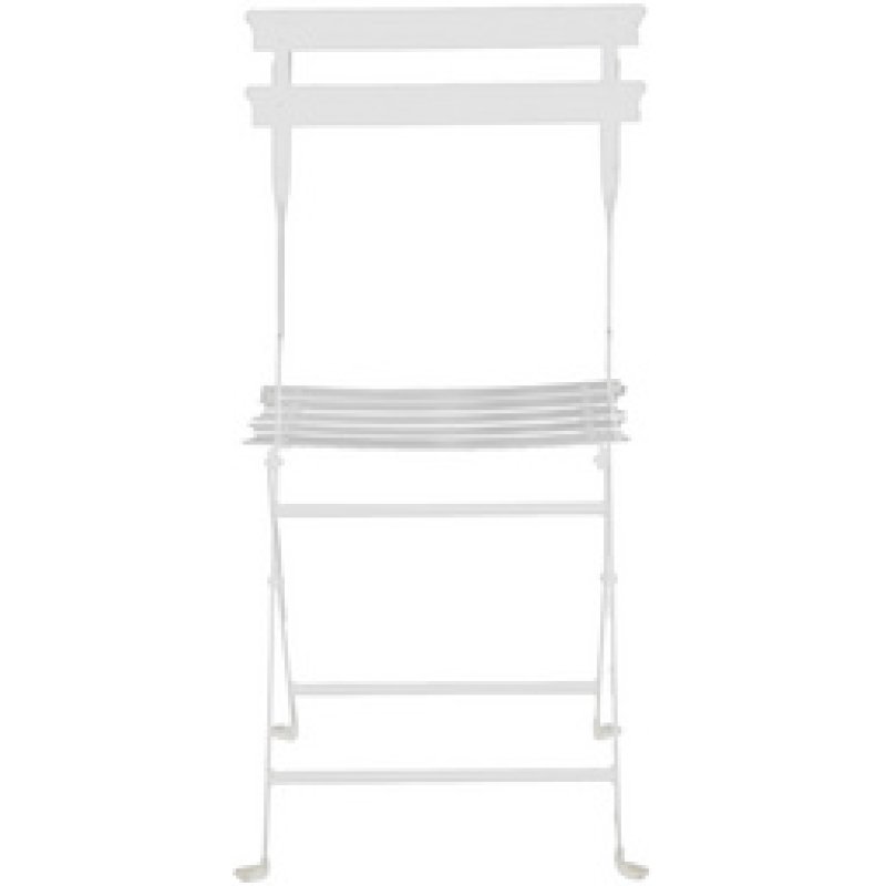 PAPERFLOW Chaise pliante d'extérieur EDEN, set de 2, blanc