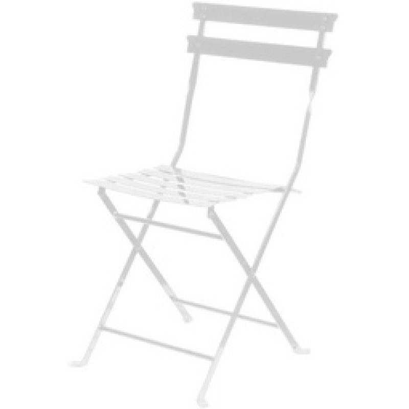 PAPERFLOW Chaise pliante d'extérieur EDEN, set de 2, blanc