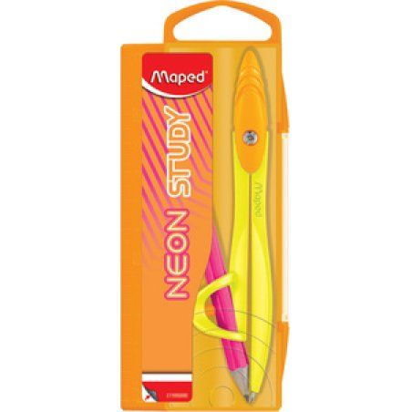Maped Coffret de compas STUDY NEON, assorti