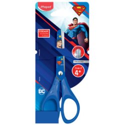 Maped Ciseaux SUPERMAN, rond, 130 mm, bleu