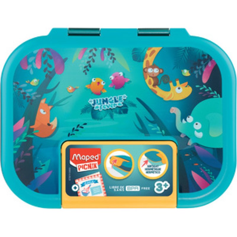 Maped PICNIK Boîte repas JUNGLE FEVER, 0,9 litre