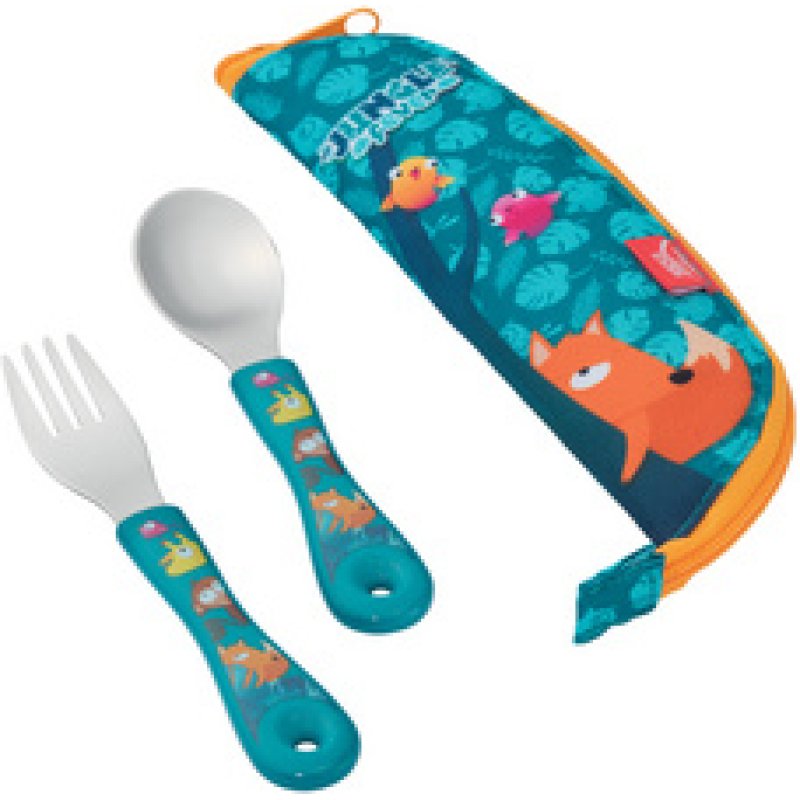 Maped PICNIK Set de couverts JUNGLE FEVER, 3 pièces, bleu