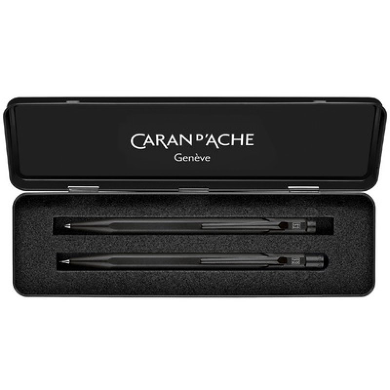 CARAN D'ACHE Set d'instruments d'écriture BLACK CODE, noir