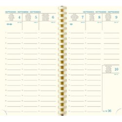 EXACOMPTA Recharge pour agenda de poche SAD 16S, 2025/2026