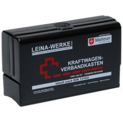 LEINA KFZ-Verbandkasten Star II, Inhalt DIN 13164, schwarz