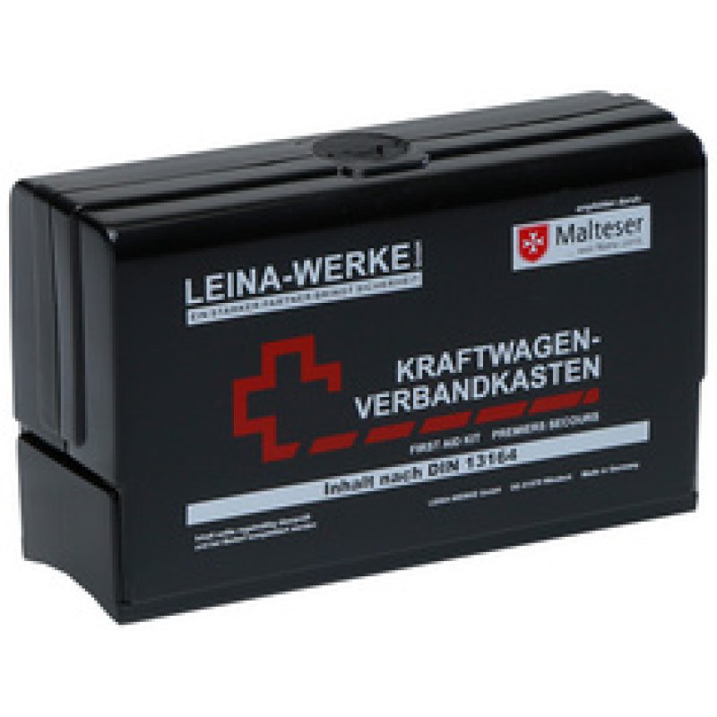LEINA KFZ-Verbandkasten Star II, Inhalt DIN 13164, schwarz