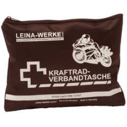 LEINA Kraftrad-Verbandtasche, Inhalt DIN 13167, schwarz