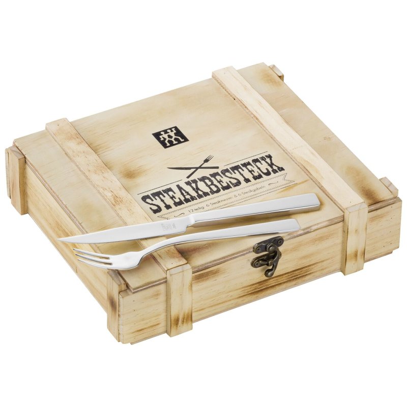 Zwilling Steakbesteckset 12-Teilig in Holzbox