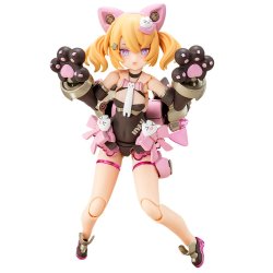 Megami Device figurine Plastic Model Kit 1/1 Puni Mofu Kuro Mao 14 cm