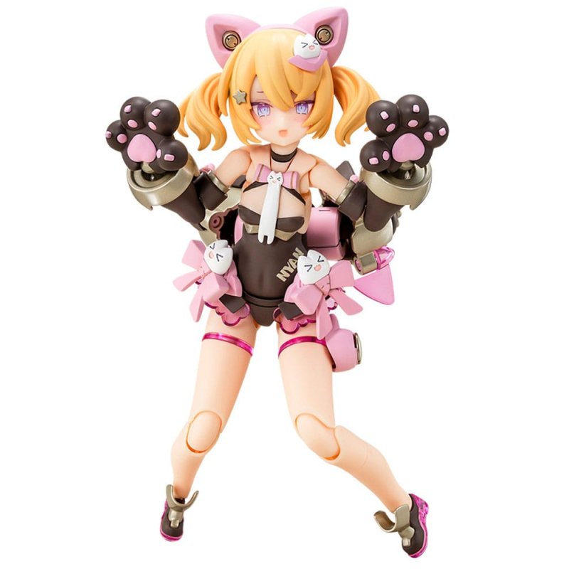 Megami Device figurine Plastic Model Kit 1/1 Puni Mofu Kuro Mao 14 cm