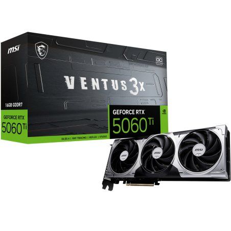 MSI VENTUS GeForce RTX 5060 TI 16G 3X OC NVIDIA 16 Go GDDR7