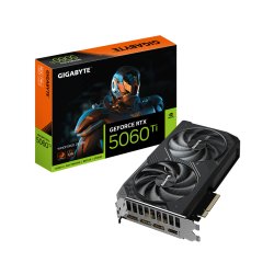 GIGABYTE GeForce RTX 5060 Ti WINDFORCE OC 16G Graphics Card - 16GB GDDR7, 128bit, PCI-E 5.0, 2587MHz Core Clock, 3 x