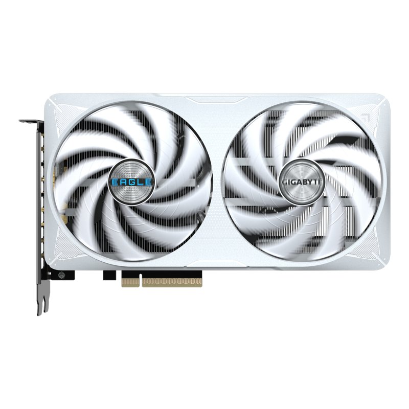 GIGABYTE GeForce RTX 5060 Ti EAGLE OC ICE 16G Graphics Card - 16GB GDDR7, 128bit, PCI-E 5.0, 2617MHz Core Clock, 3 x
