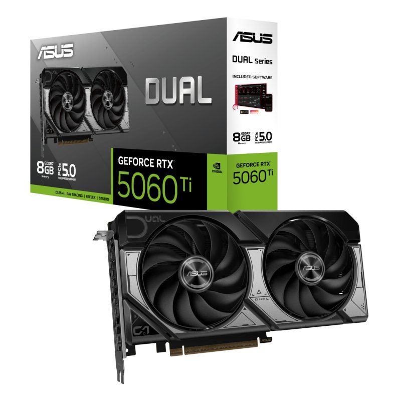 ASUS Dual -RTX5060TI-8G NVIDIA GeForce RTX 5060 Ti 8 Go GDDR7