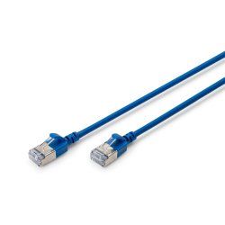 Cable Digitus Patch Cat6A F/FTP 0,3m blue