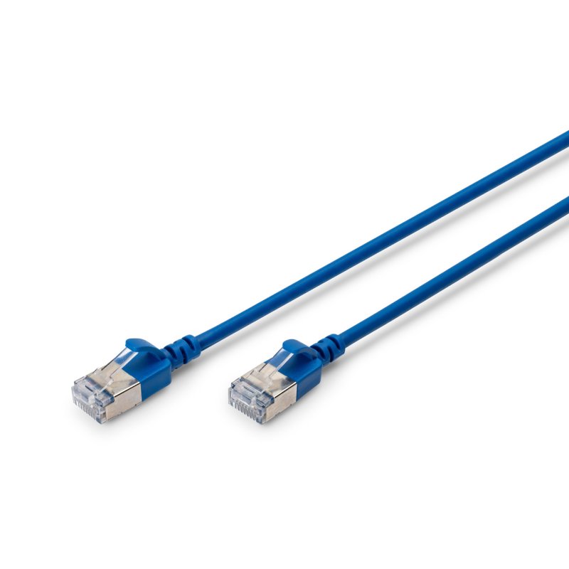 Cable Digitus Patch Cat6A F/FTP 1m blue