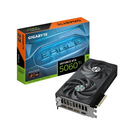 GIGABYTE GeForce RTX 5060 Ti EAGLE OC 8G Carte Graphique – 8 Go GDDR7, 128 bits, PCI-E 5.0, 2617 MHz Fréquence du