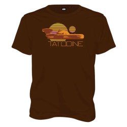 STAR WARS - T-Shirt Tatooine - Brown (L)
